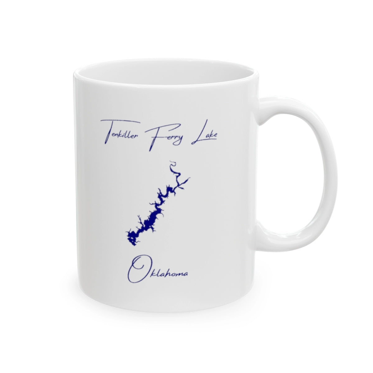 Oklahoma Tenkiller Ferry Lake Ceramic Mug other position view from right 11oz.webp