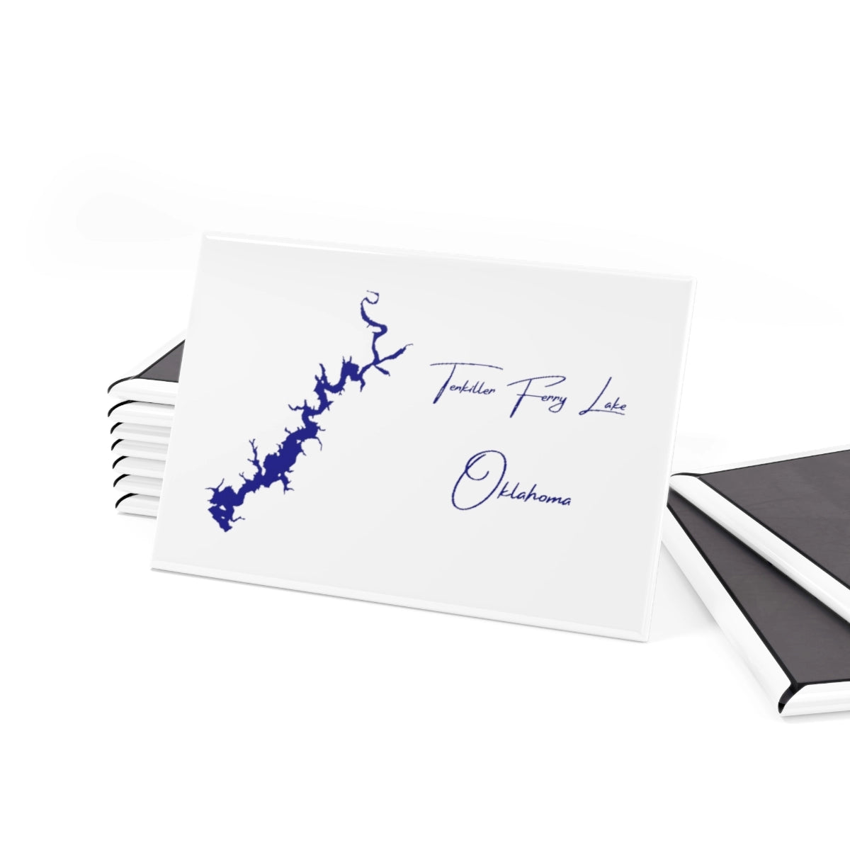 Oklahoma Tenkiller Ferry Lake Magnet front position view from set 2 x 3.webp