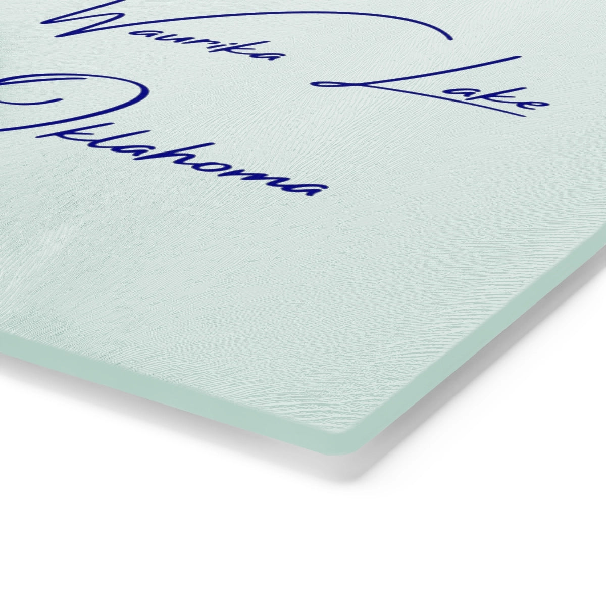 Oklahoma Waurika Lake Cutting Board other position view from close-up small.webp