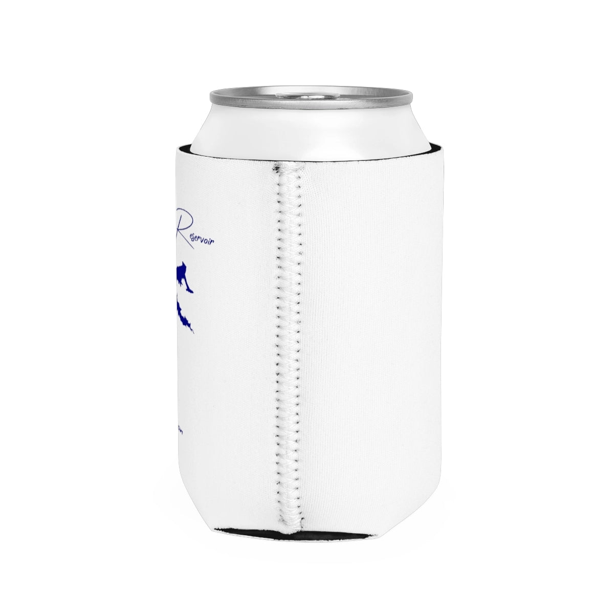 Oregon Applegate Reservoir Can Koozie all position view from right white.webp