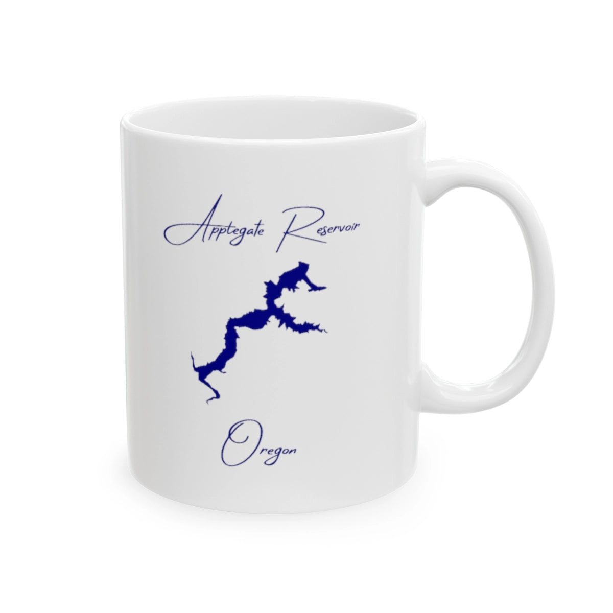 Oregon Applegate Reservoir Ceramic Mug other position view from right 11oz.webp