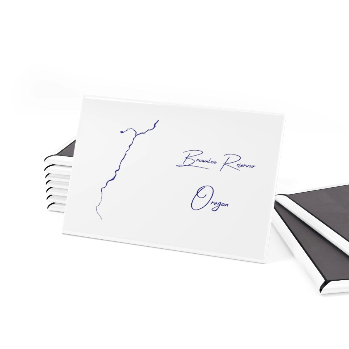 Oregon Brownlee Reservoir Magnet front position view from set 2 x 3.webp