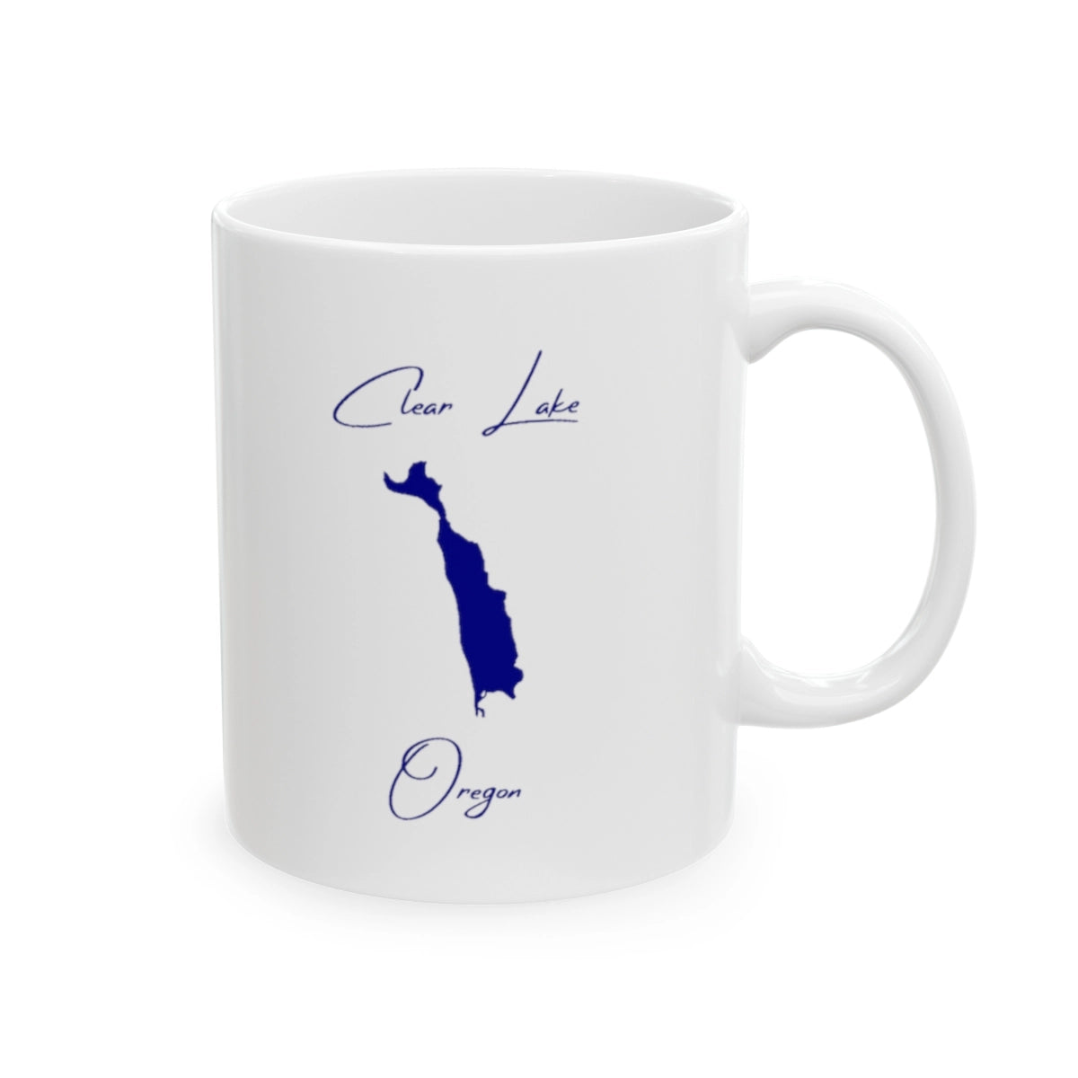 Oregon Clear Lake Ceramic Mug other position view from right 11oz.webp