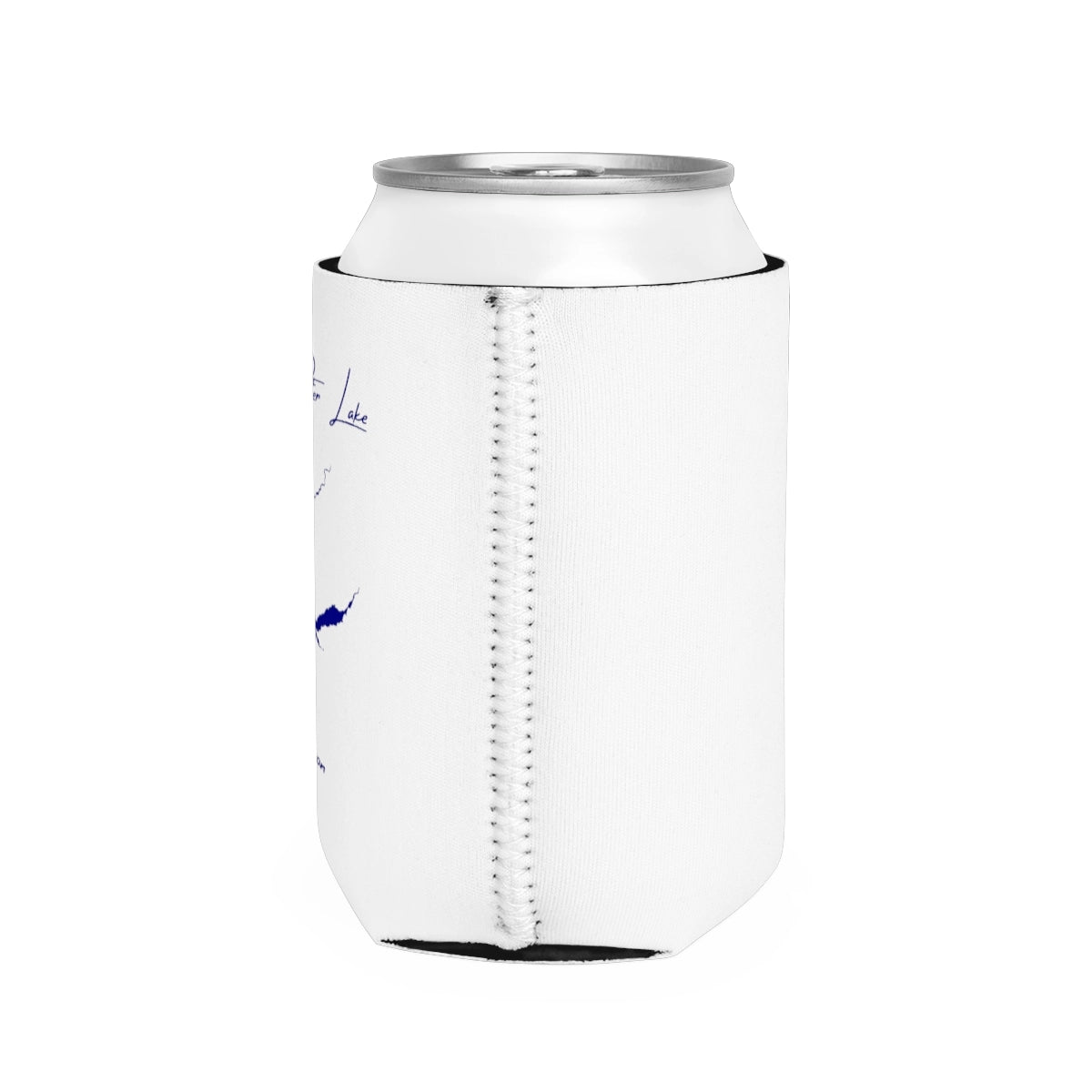 Oregon Green Peter Lake Can Koozie all position view from right white.webp