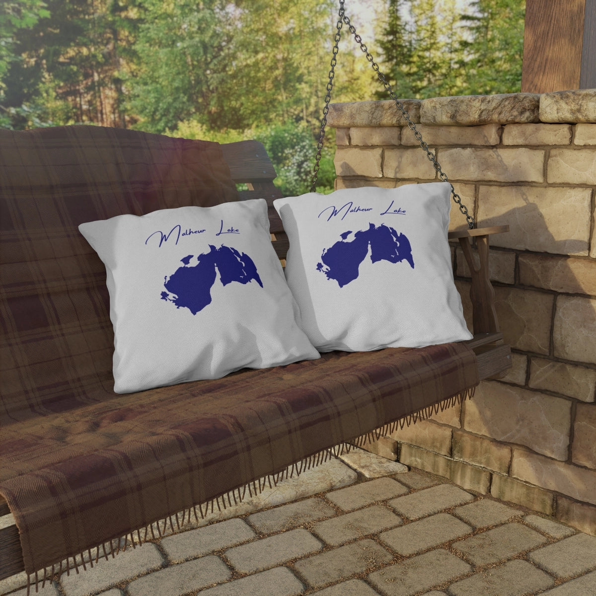 Oregon Malheur Lake Outdoor Pillow all position view from context-2 20 x 20.webp