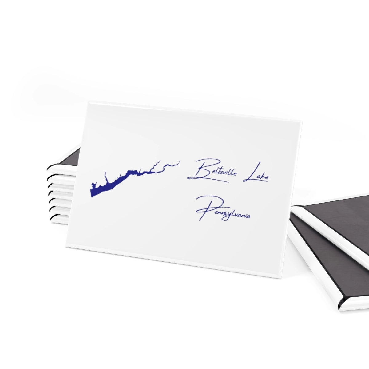 Pennsylvania Beltzville Lake Magnet front position view from set 2 x 3.webp