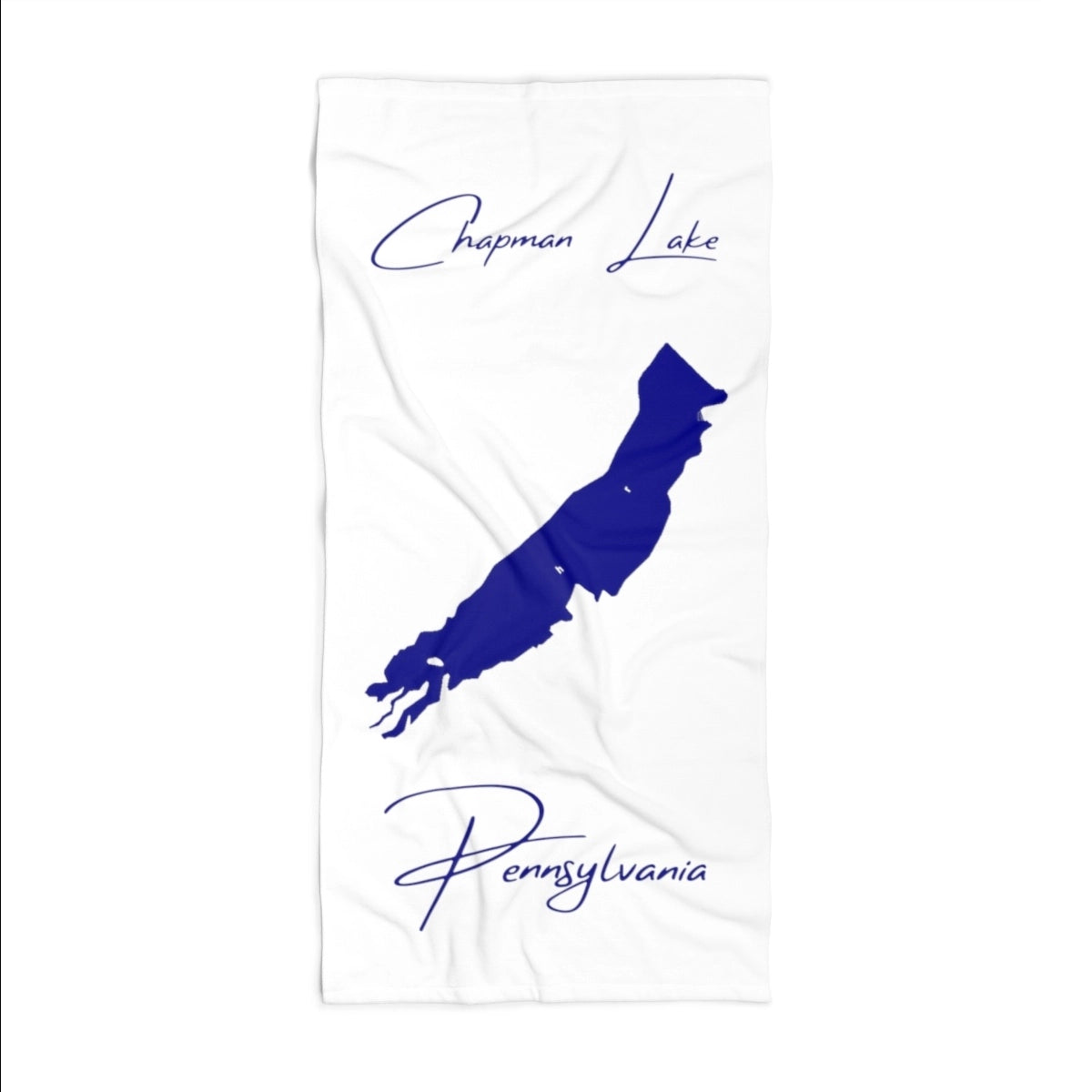 Pennsylvania Chapman Lake Beach Towel front position view from front 36 x 72.webp