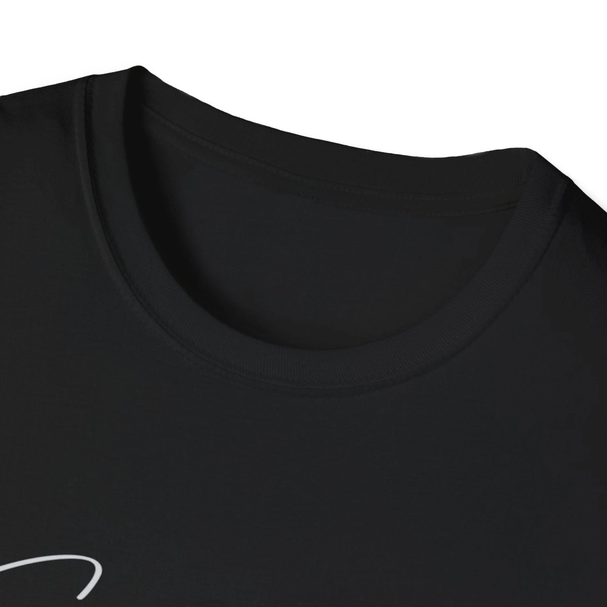 Pennsylvania Cowanesque Lake T-shirt other position view from front-collar-closeup black.webp