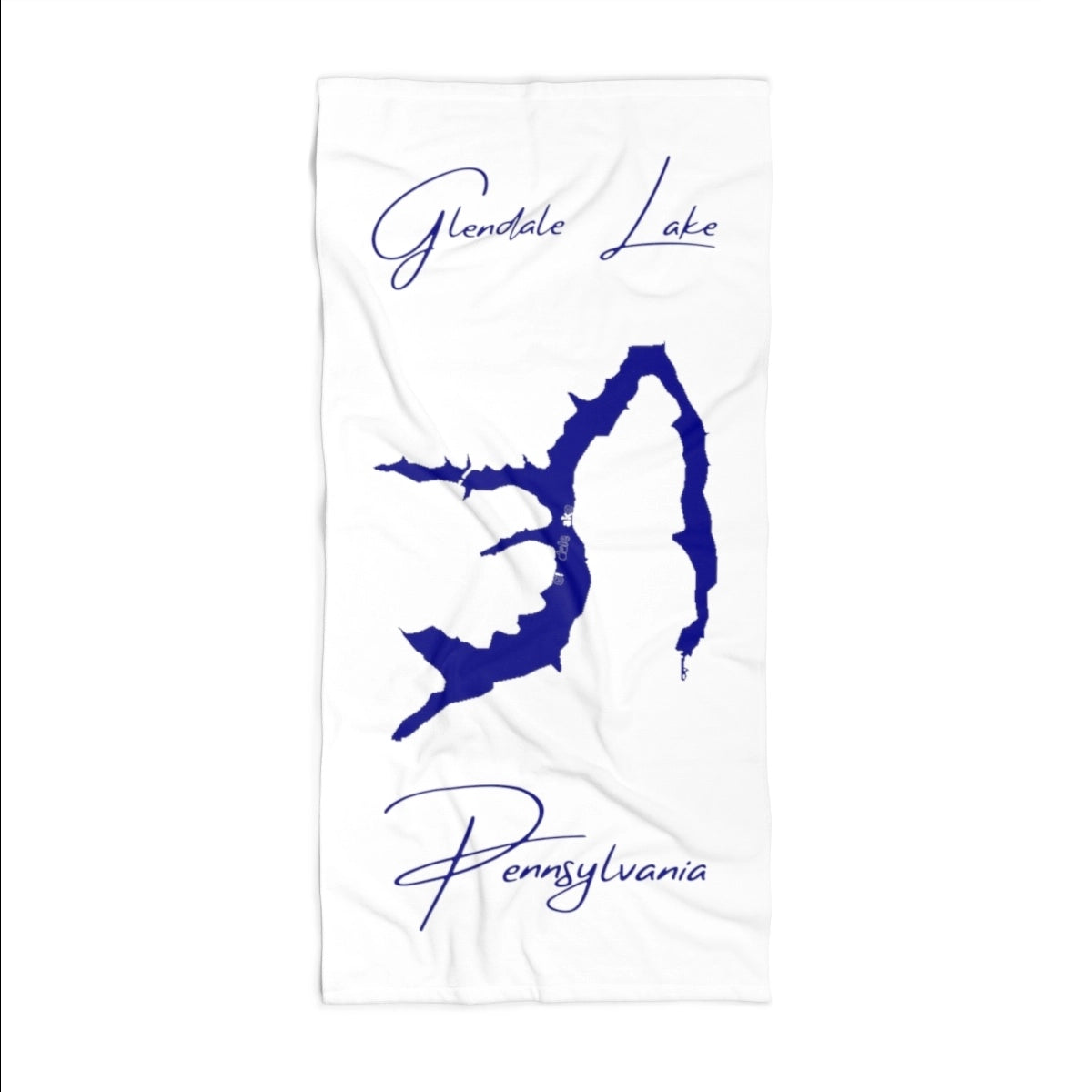 Pennsylvania Glendale Lake Beach Towel front position view from front 36 x 72.webp