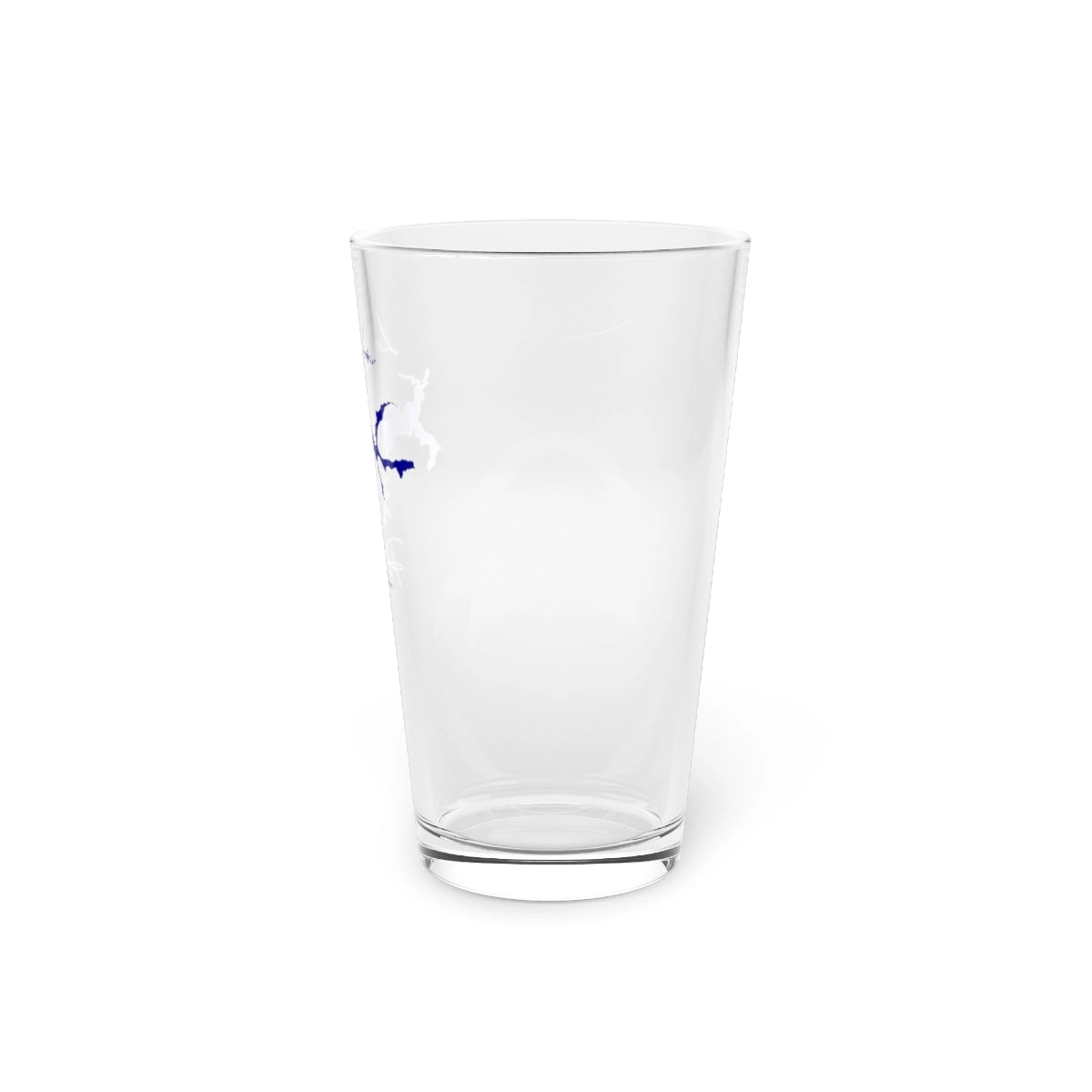 Pennsylvania Lake Arthur 16oz Pint Glass front position view from right 16oz.webp