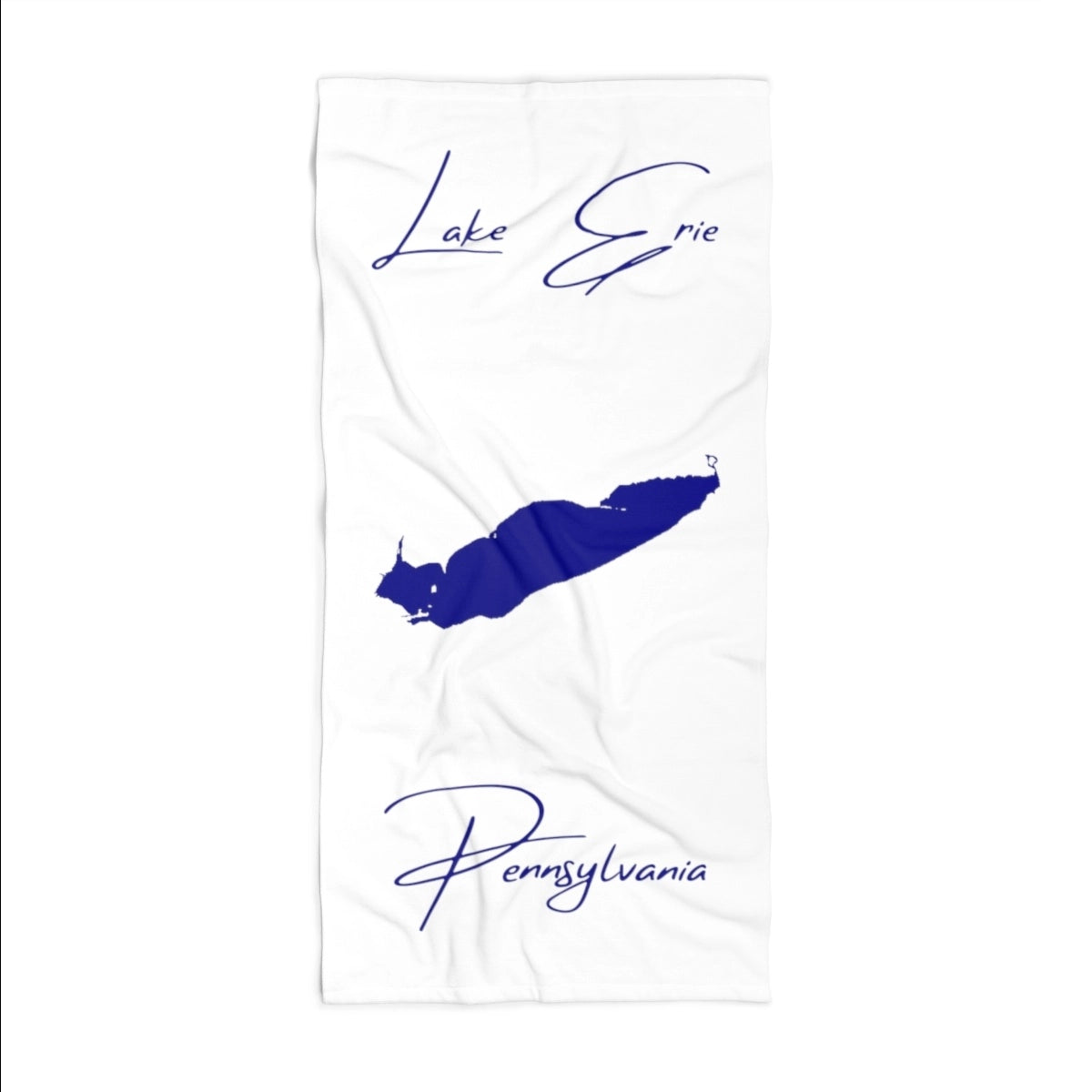Pennsylvania Lake Erie Beach Towel front position view from front 36 x 72.webp