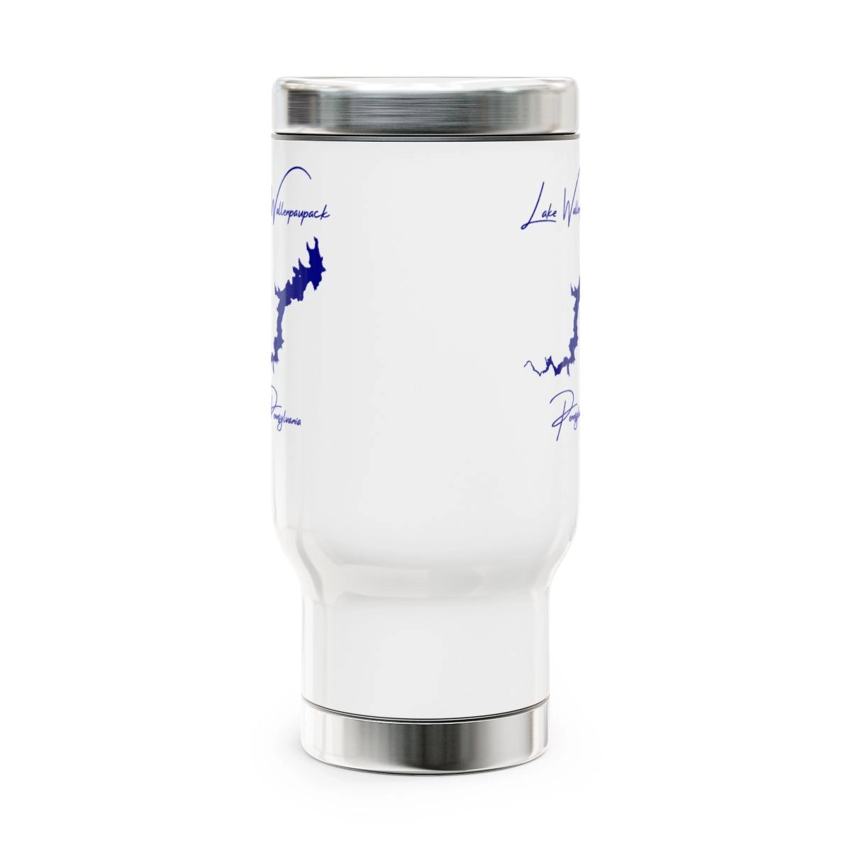 Pennsylvania Lake Wallenpaupack Travel Mug other position view from front 14oz.webp