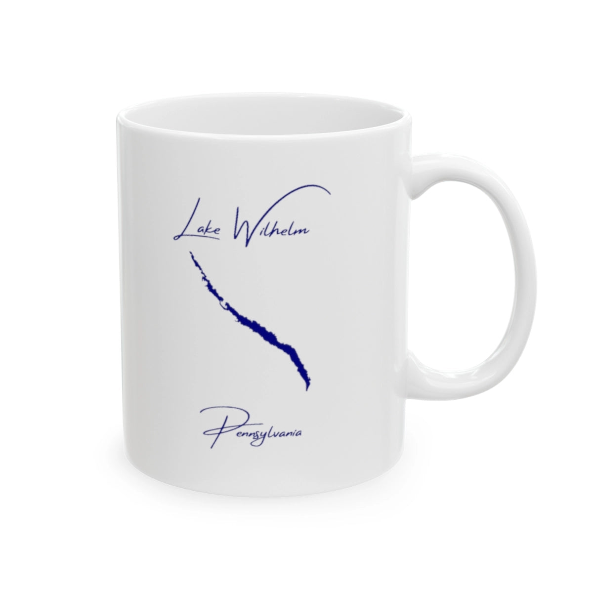 Pennsylvania Lake Wilhelm Ceramic Mug other position view from right 11oz.webp