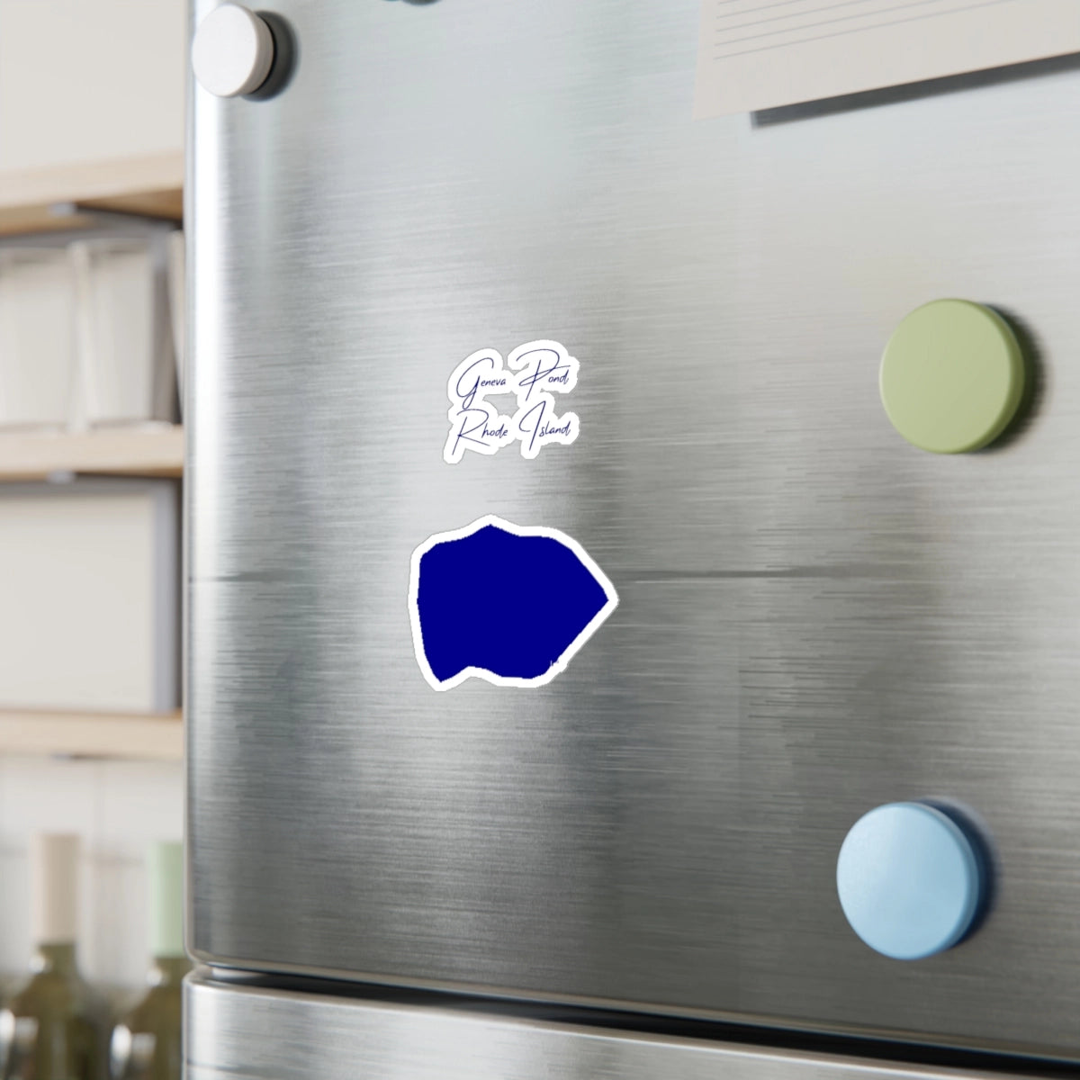 Rhode Island Geneva Pond Vinyl Decal other position view from context-2 4 x 6.webp