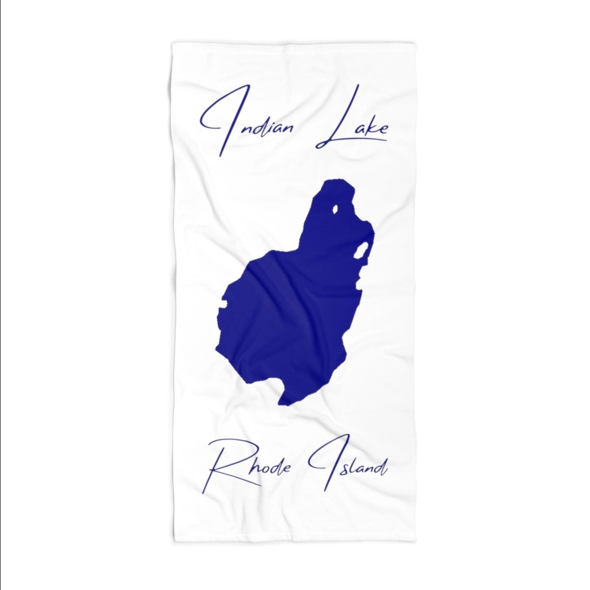 Rhode Island Indian Lake Beach Towel front position view from front 36 x 72.webp