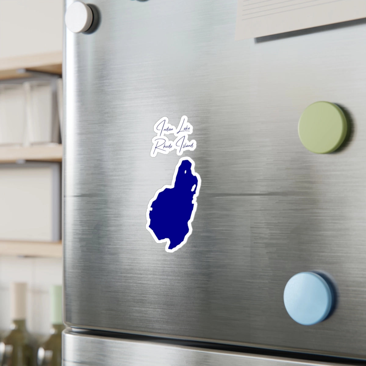 Rhode Island Indian Lake Vinyl Decal other position view from context-2 4 x 6.webp