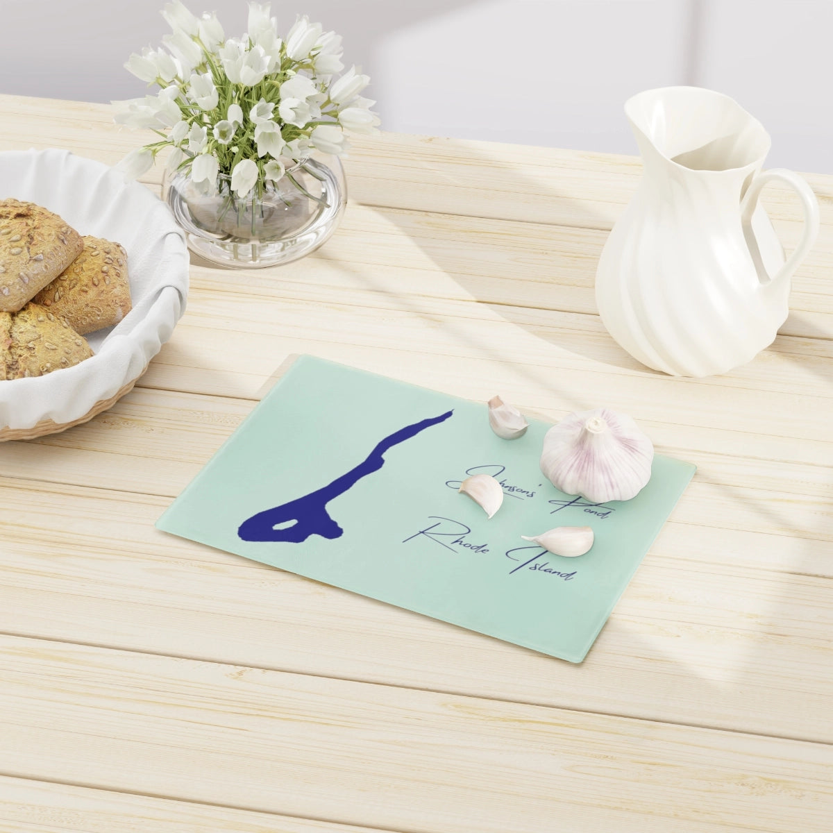 Rhode Island Johnson's Pond Cutting Board other position view from context-1 small.webp