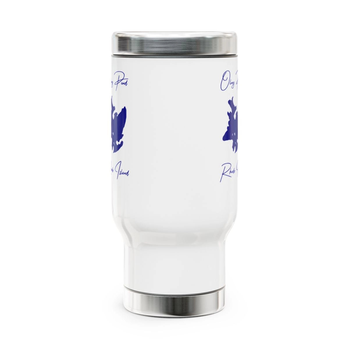 Rhode Island Olney Pond Travel Mug other position view from front 14oz.webp