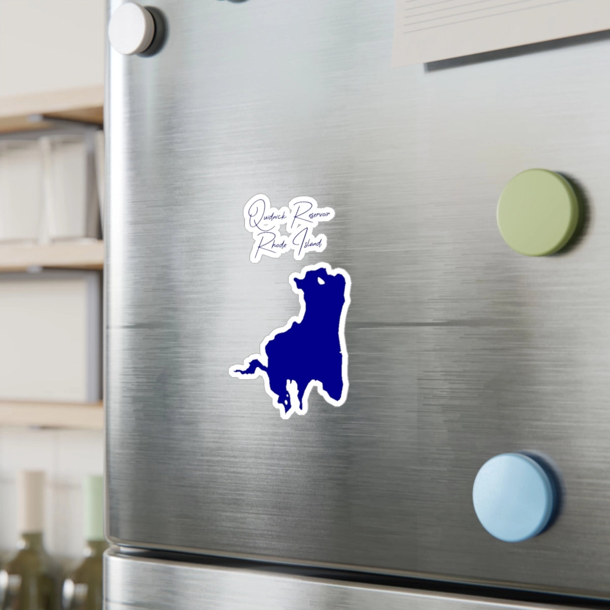 Rhode Island Quidnick Reservoir Vinyl Decal other position view from context-2 4 x 6.webp