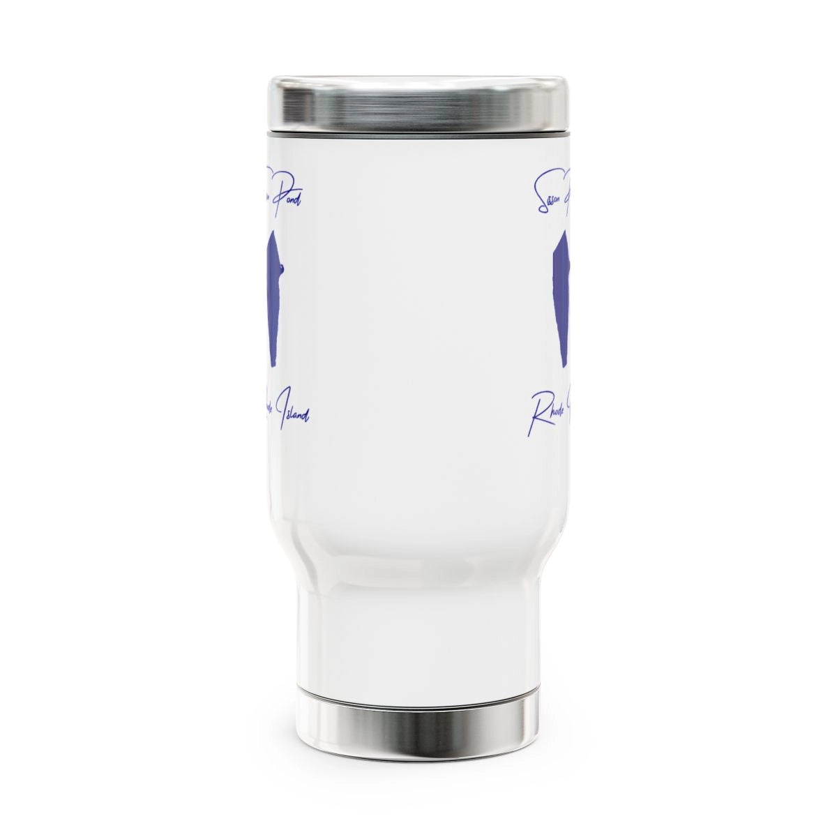 Rhode Island Sisson Pond Travel Mug other position view from front 14oz.webp