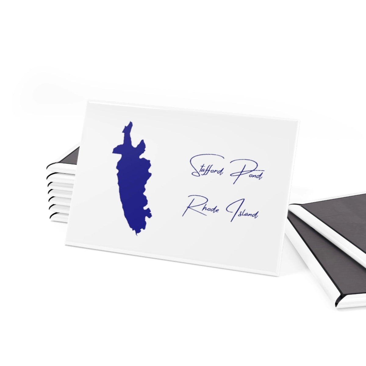 Rhode Island Stafford Pond Magnet front position view from set 2 x 3.webp