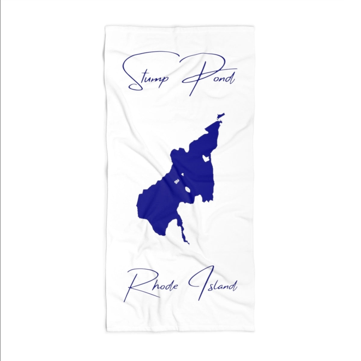 Rhode Island Stump Pond Beach Towel front position view from front 36 x 72.webp