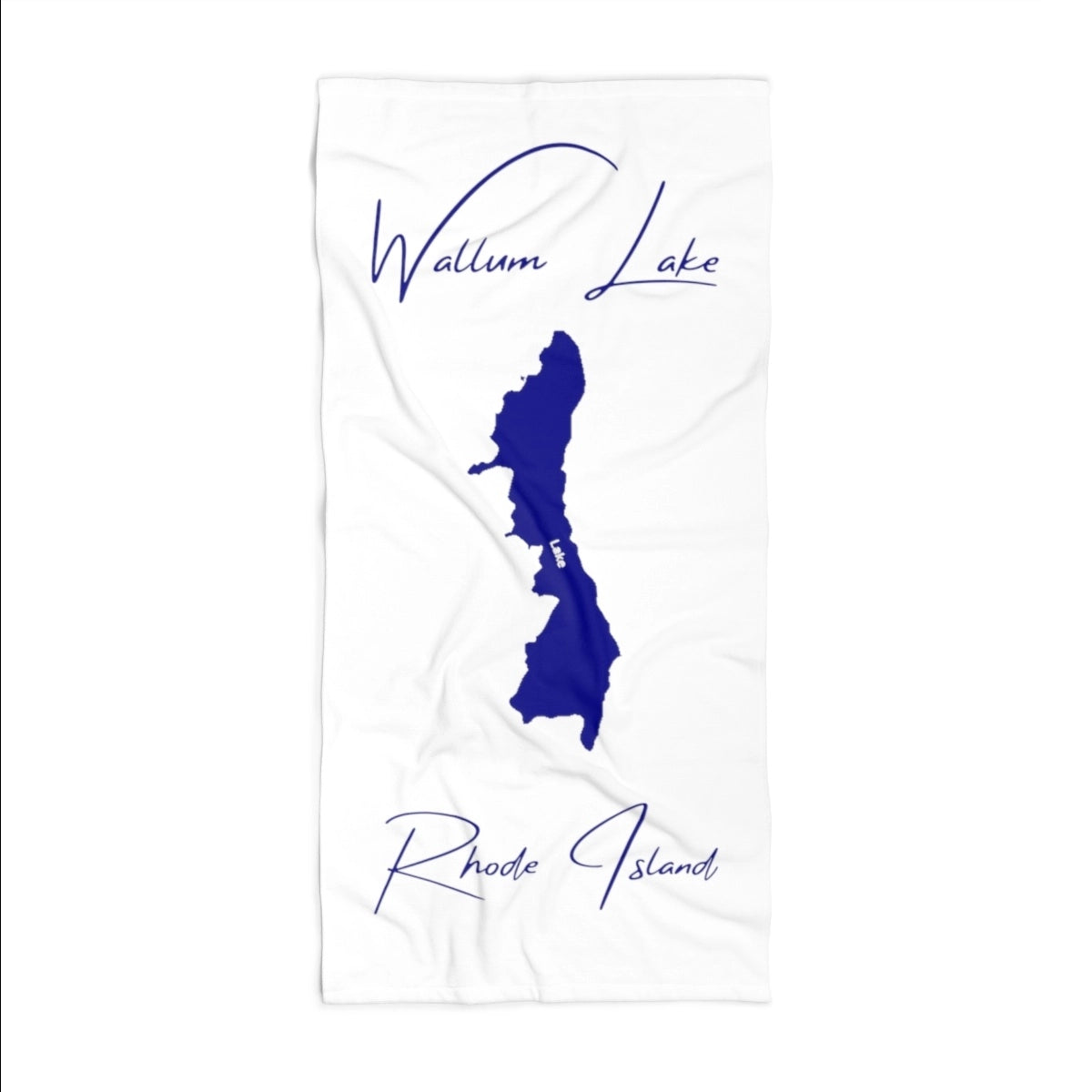 Rhode Island Wallum Lake Beach Towel front position view from front 36 x 72.webp