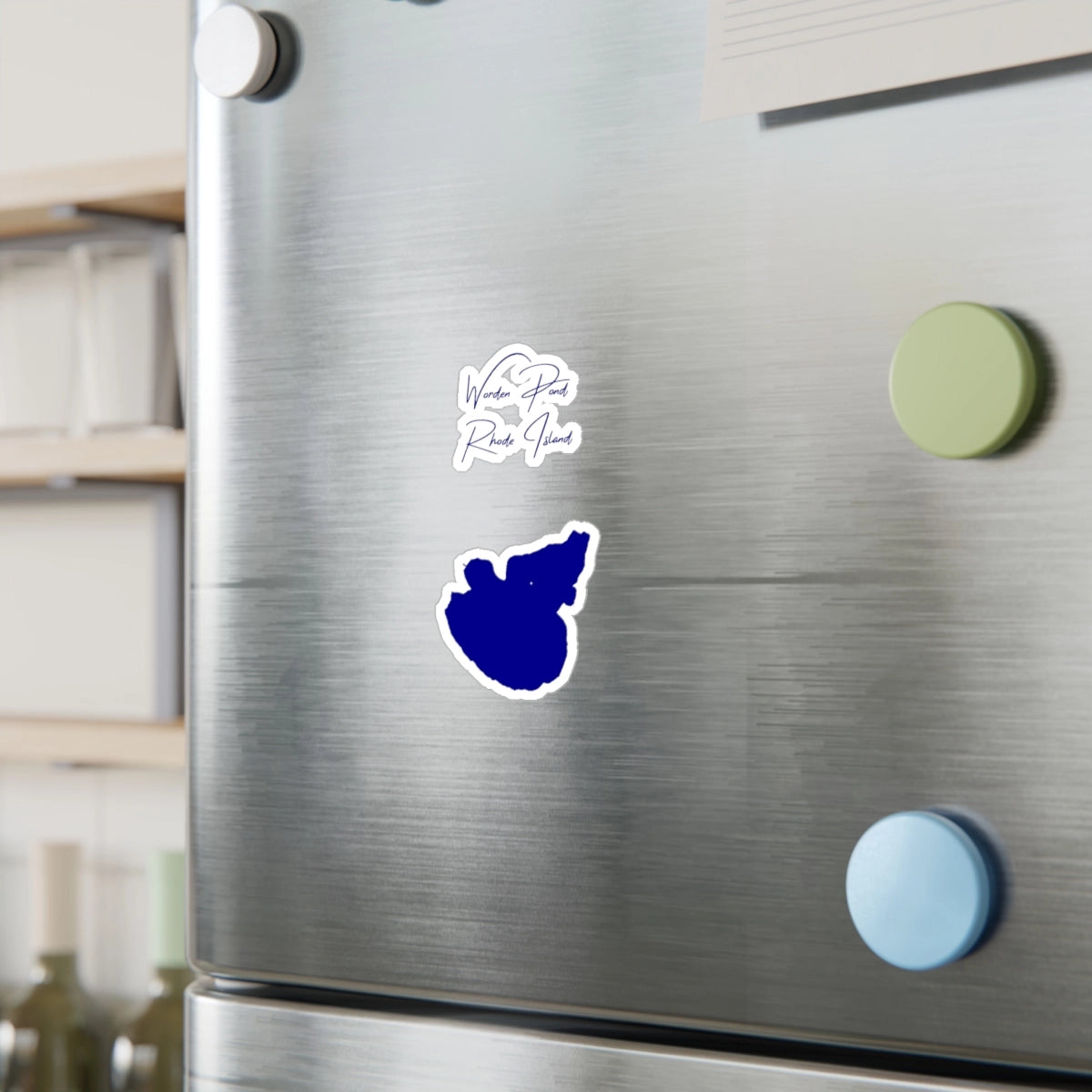 Rhode Island Worden Pond Vinyl Decal other position view from context-2 4 x 6.webp