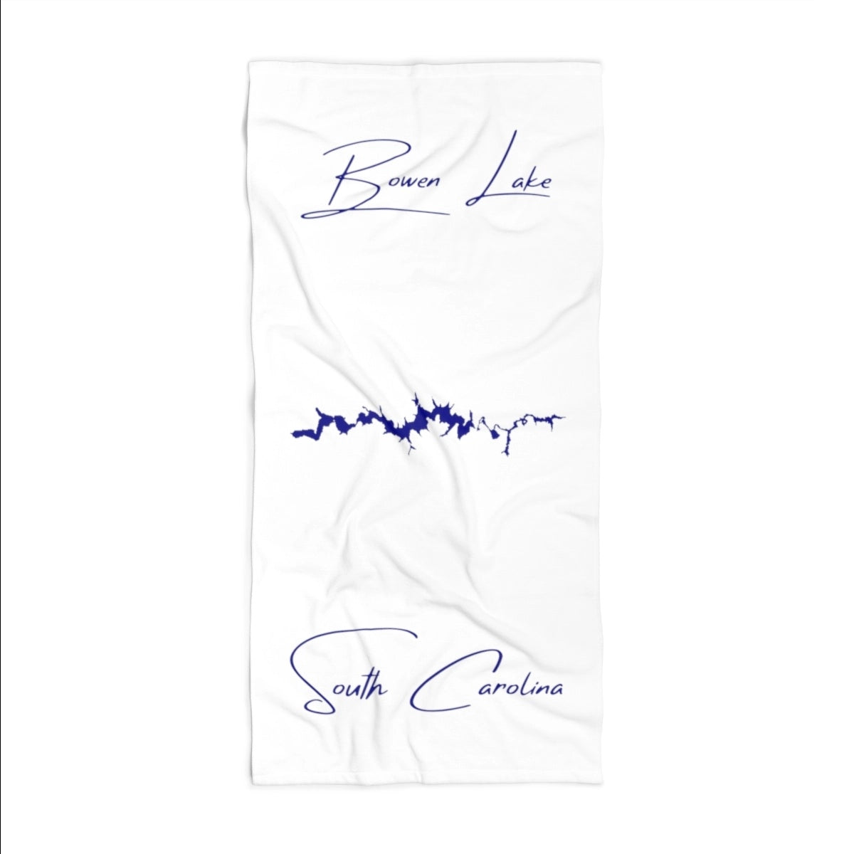South Carolina Bowen Lake Beach Towel front position view from front 36 x 72.webp