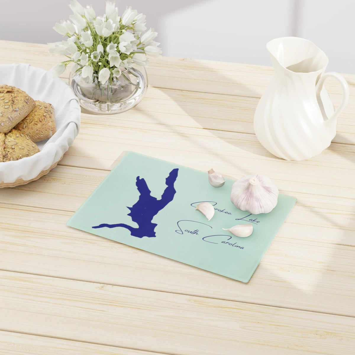 South Carolina Cherokee Lake Cutting Board other position view from context-1 small.webp