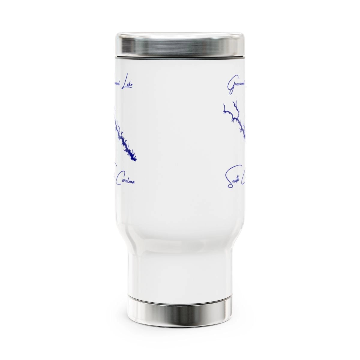 South Carolina Greenwood Lake Travel Mug other position view from front 14oz.webp