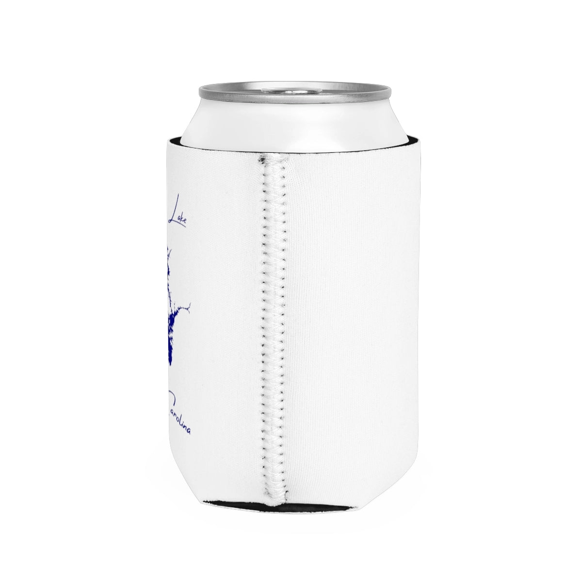South Carolina Hartwell Lake Can Koozie all position view from right white.webp