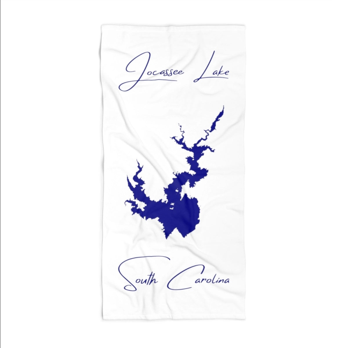 South Carolina Jocassee Lake Beach Towel front position view from front 36 x 72.webp