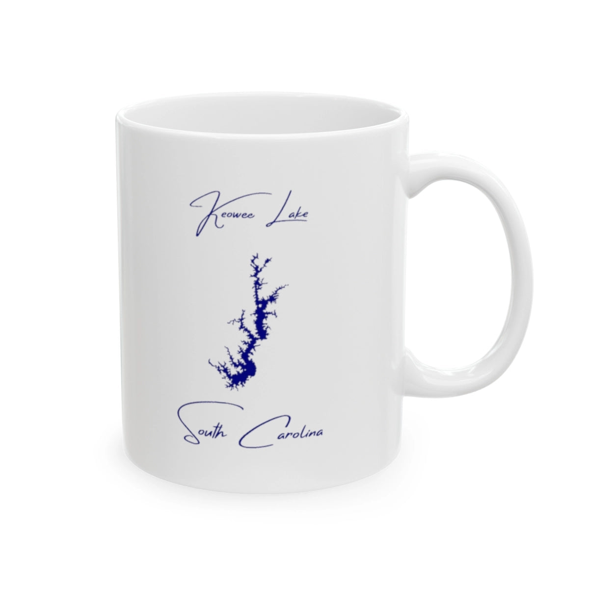 South Carolina Keowee Lake Ceramic Mug other position view from right 11oz.webp