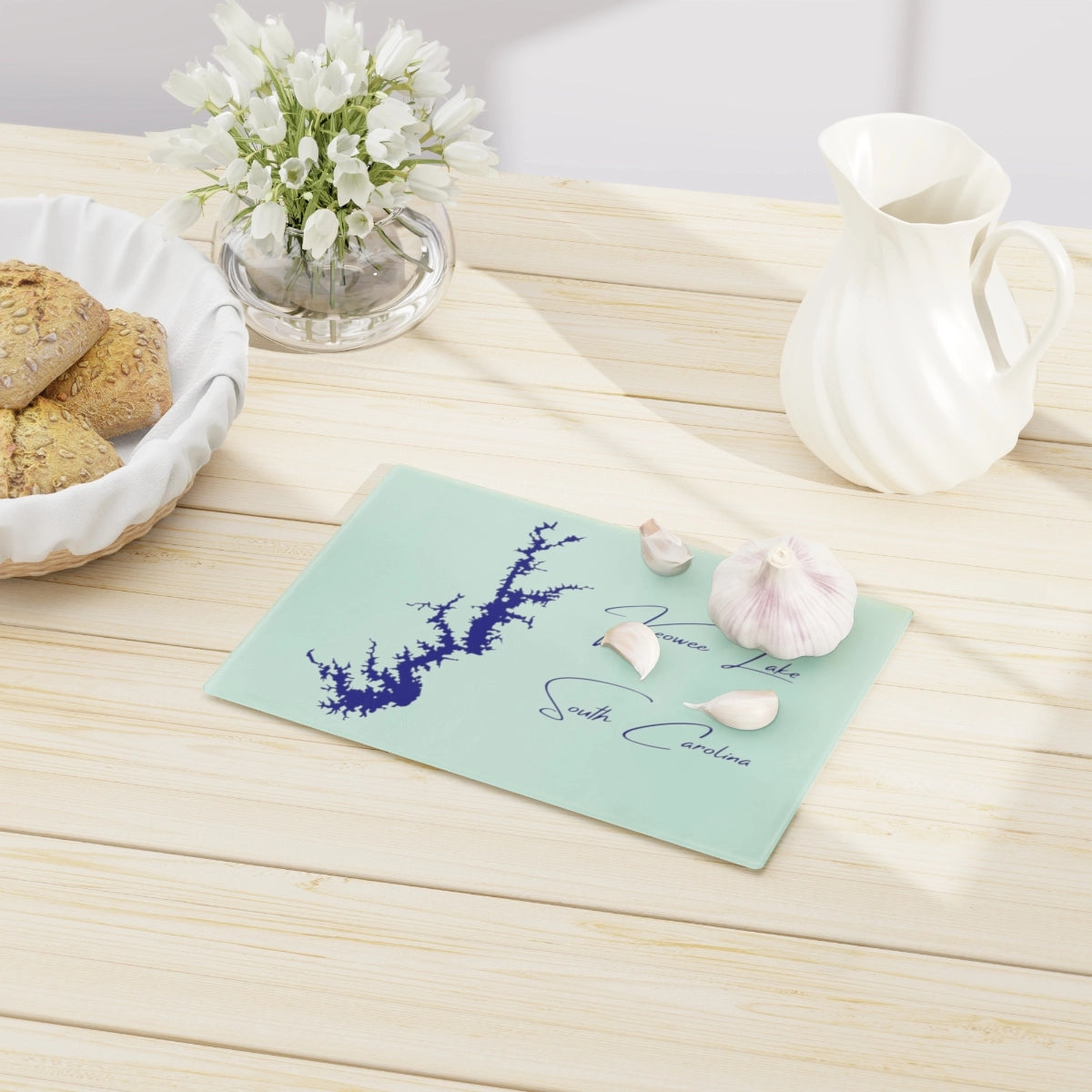 South Carolina Keowee Lake Cutting Board other position view from context-1 small.webp