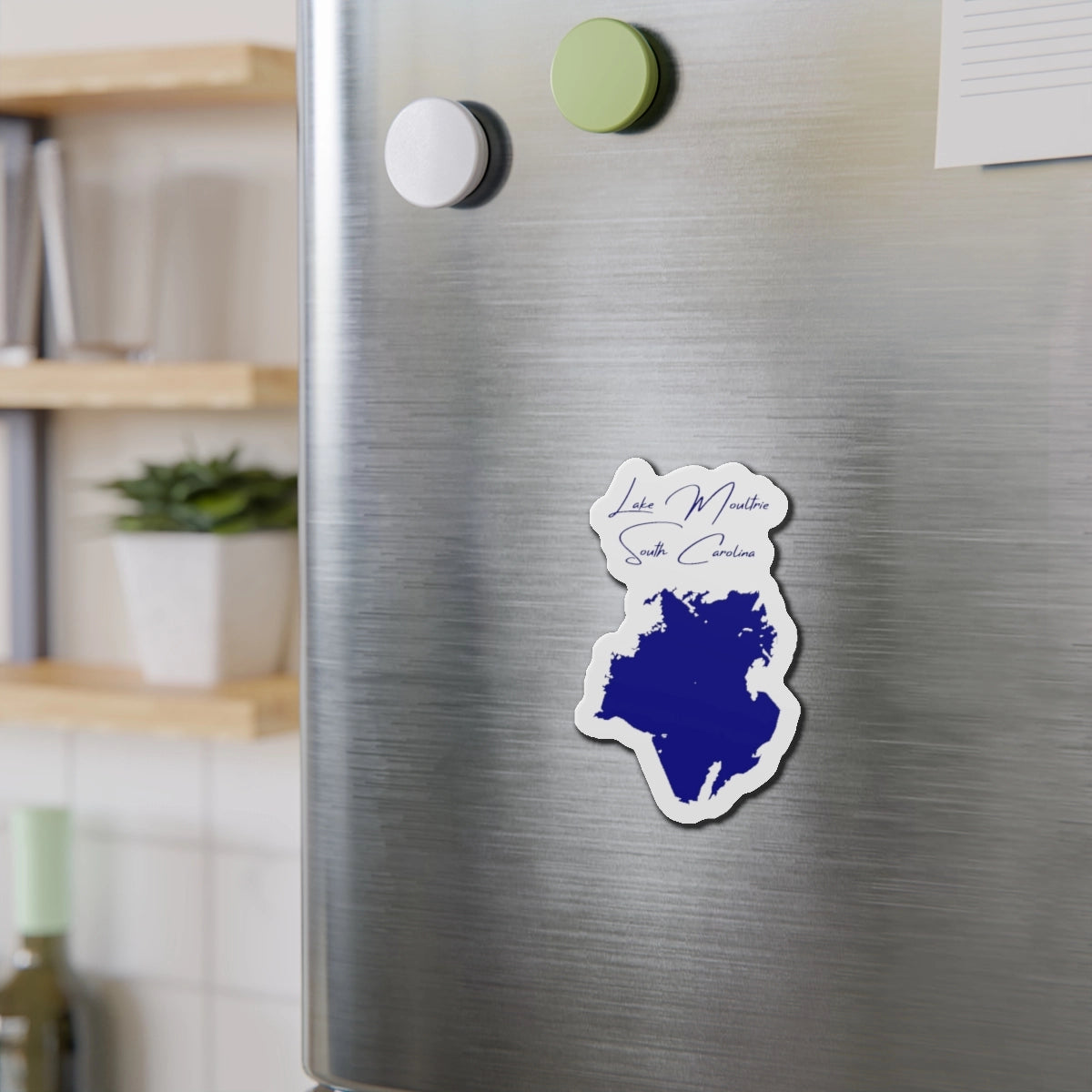 South Carolina Lake Moultrie Die Cut Magnet front position view from context-2 4 x 4.webp