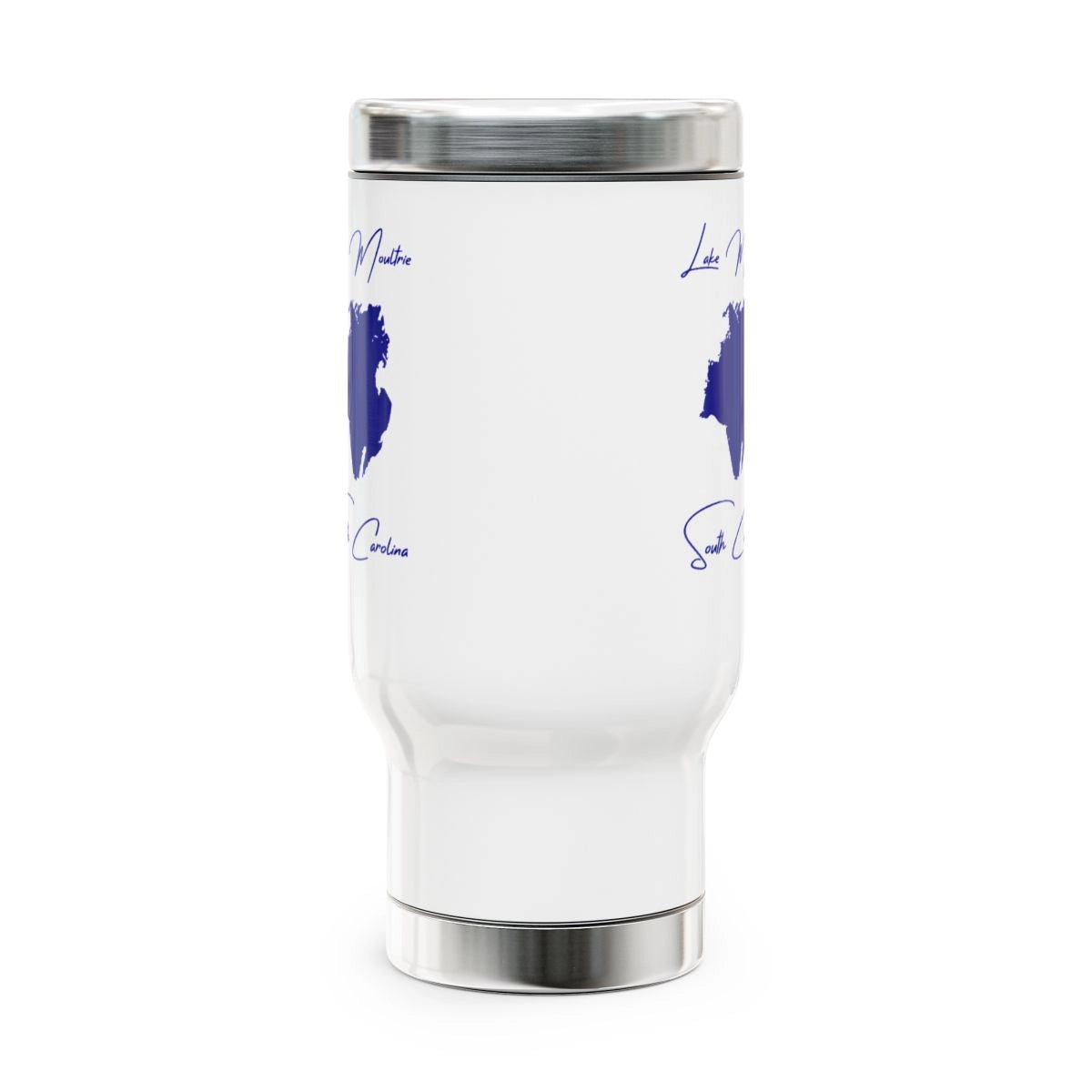 South Carolina Lake Moultrie Travel Mug other position view from front 14oz.webp