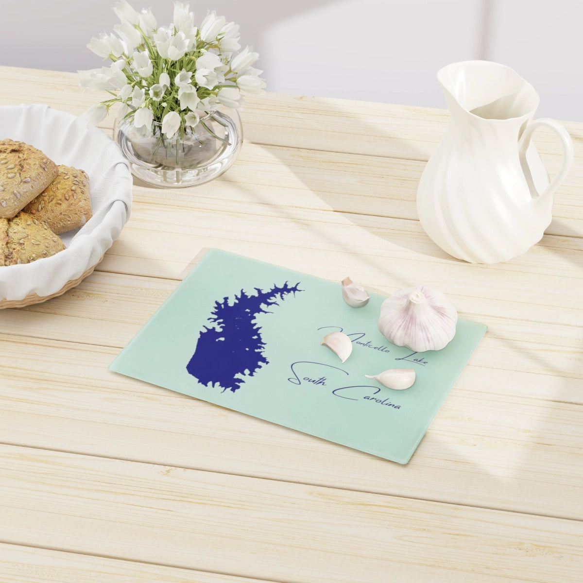 South Carolina Monticello Lake Cutting Board other position view from context-1 small.webp