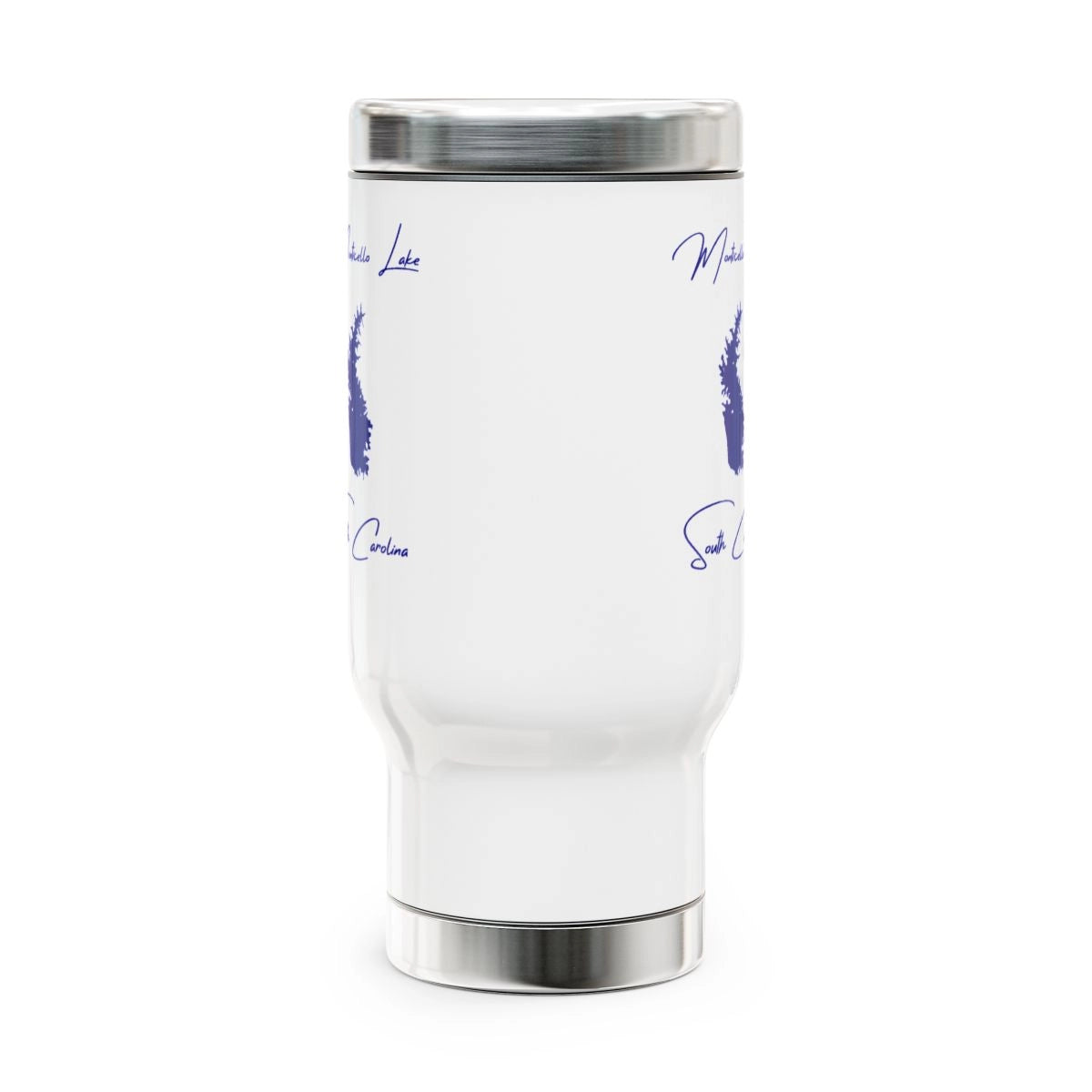 South Carolina Monticello Lake Travel Mug other position view from front 14oz.webp