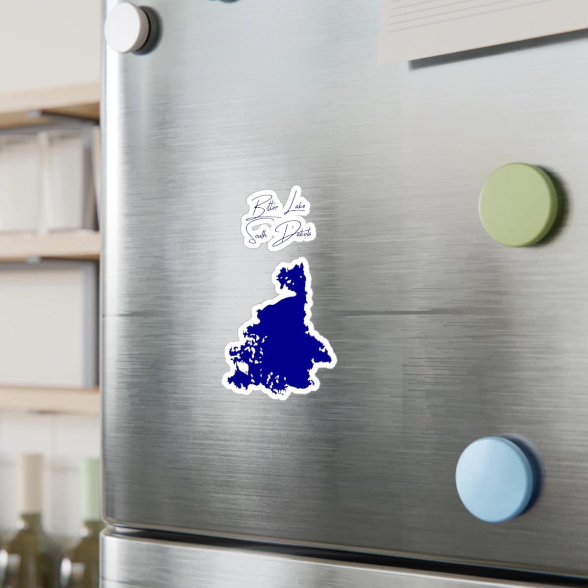 South Dakota Bitter Lake Vinyl Decal other position view from context-2 4 x 6.webp