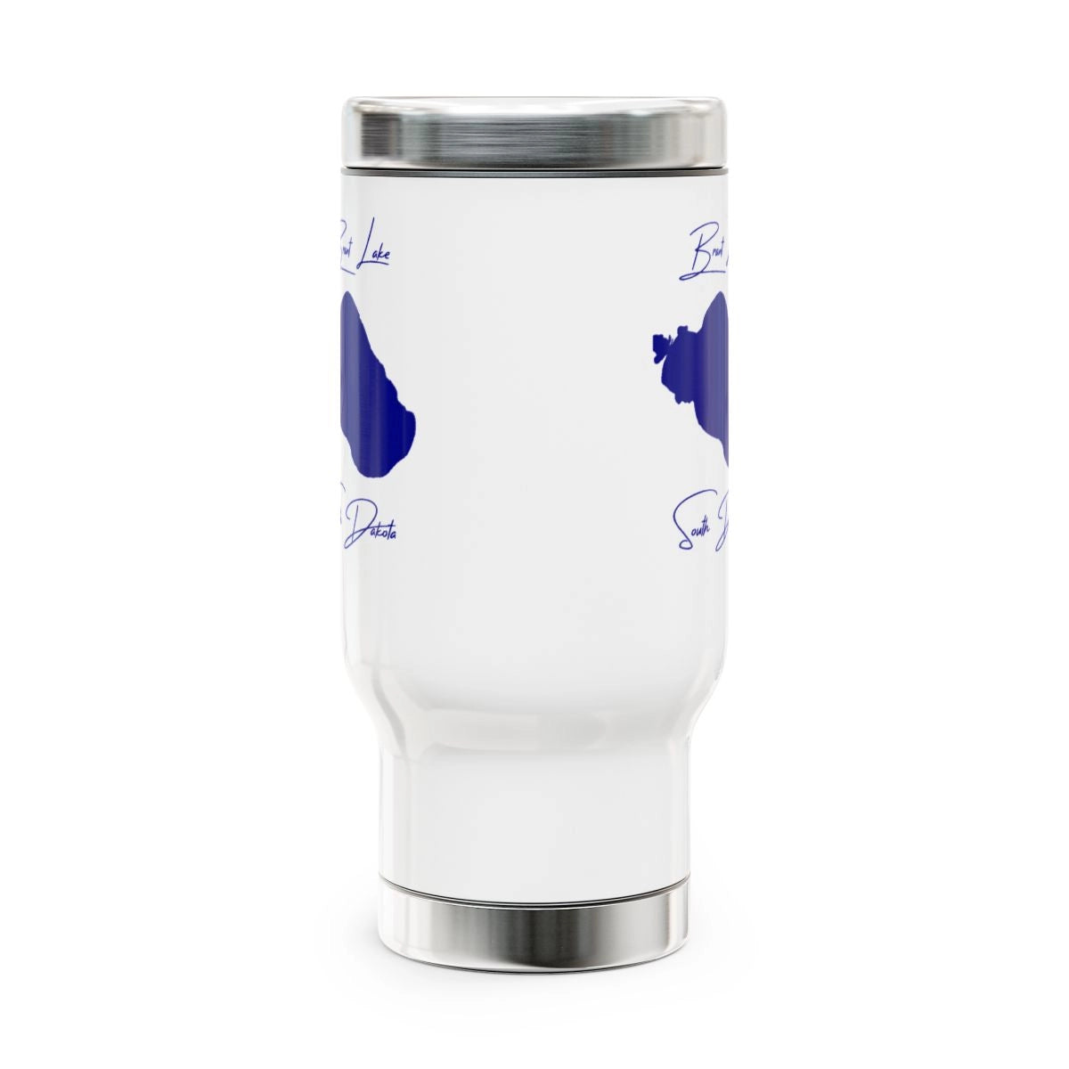 South Dakota Brant Lake Travel Mug other position view from front 14oz.webp