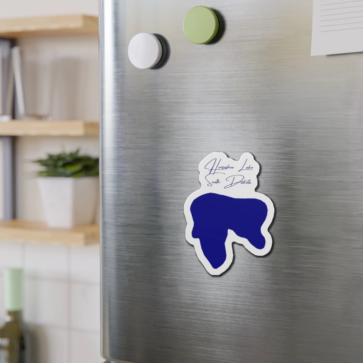 South Dakota Horseshoe Lake Die Cut Magnet front position view from context-2 4 x 4.webp