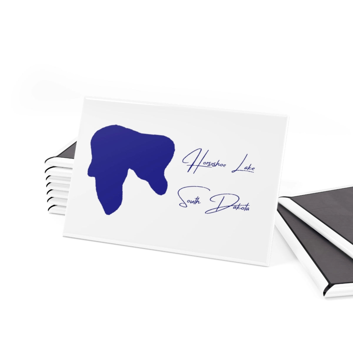 South Dakota Horseshoe Lake Magnet front position view from set 2 x 3.webp