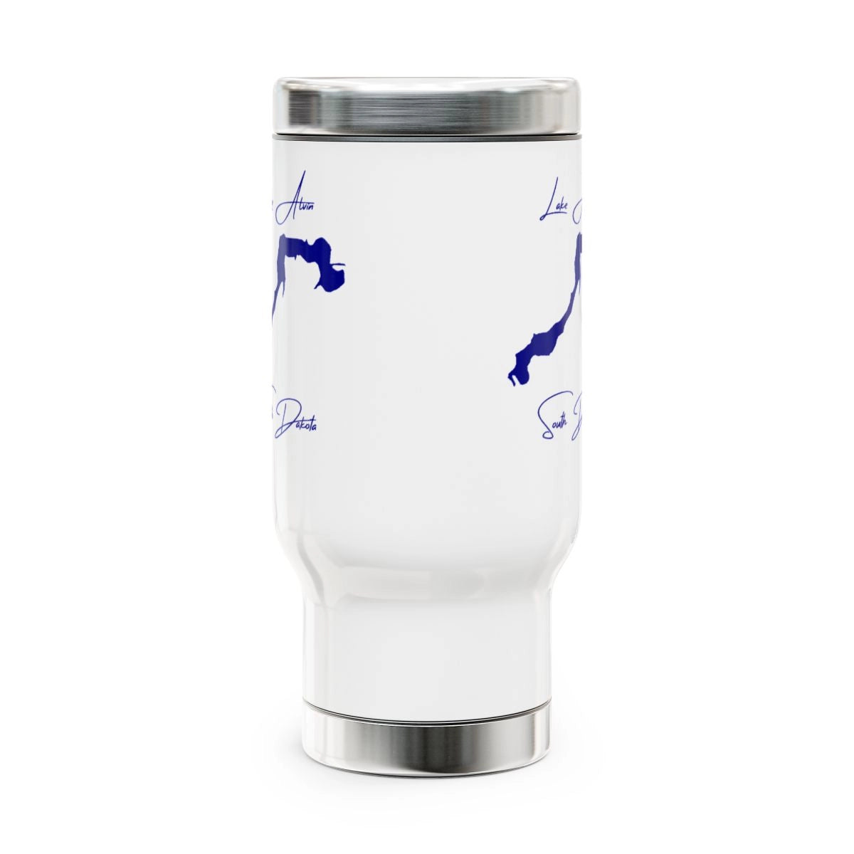 South Dakota Lake Alvin Travel Mug other position view from front 14oz.webp