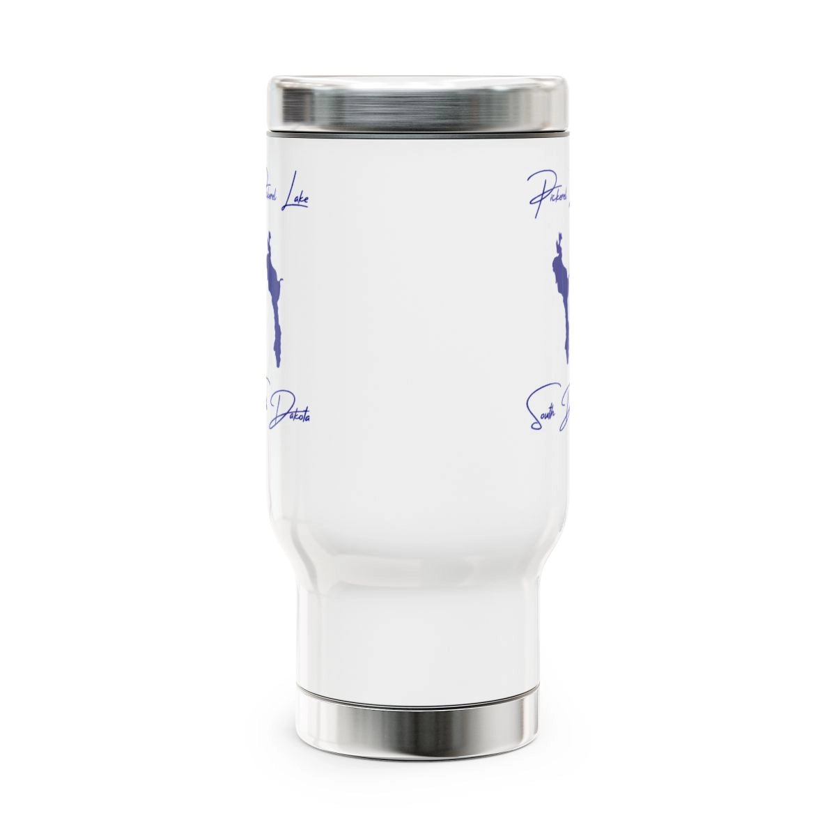 South Dakota Pickerel Lake Travel Mug other position view from front 14oz.webp
