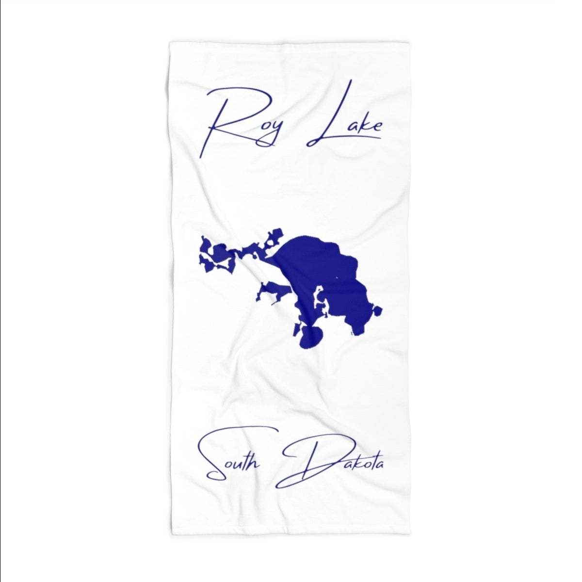 South Dakota Roy Lake Beach Towel front position view from front 36 x 72.webp