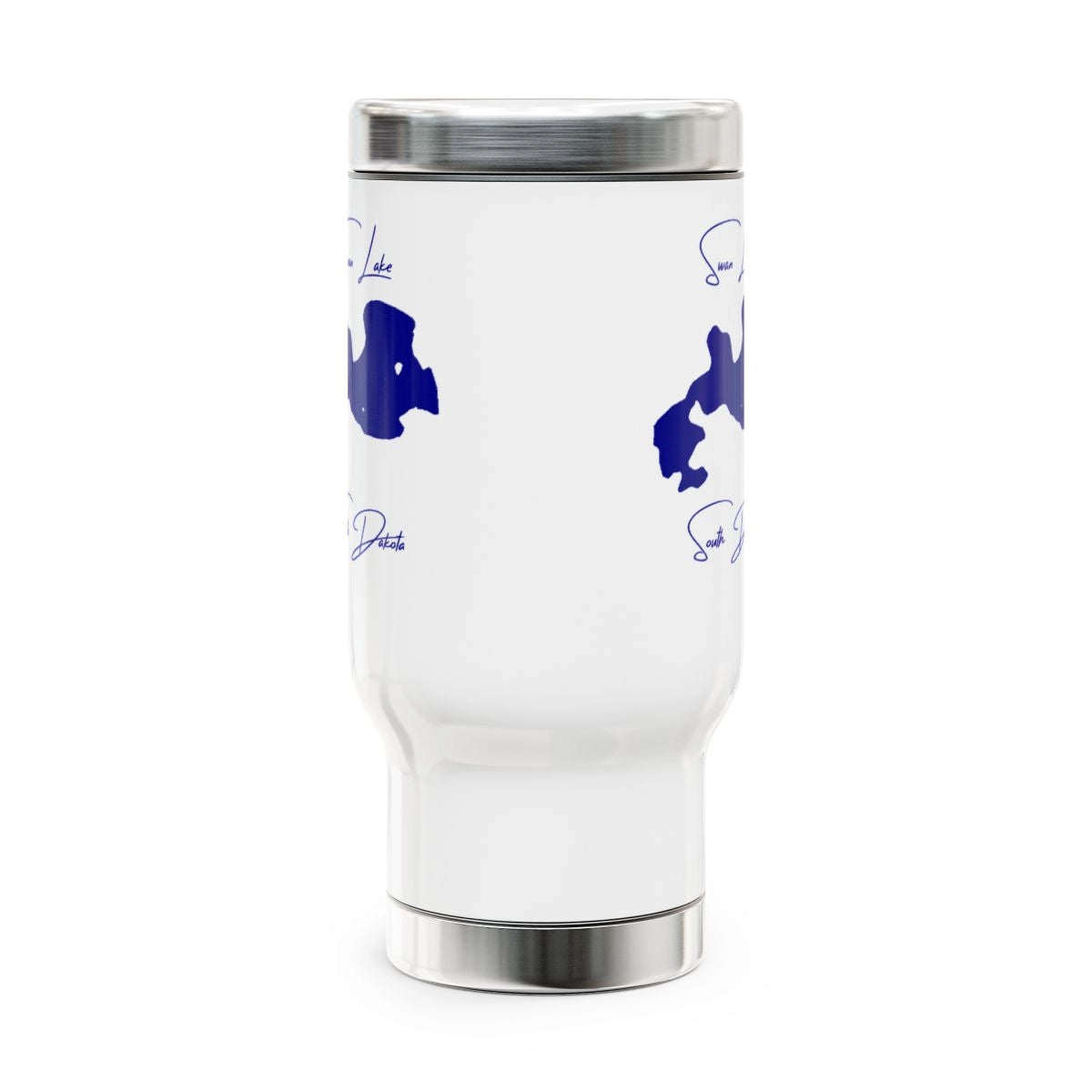 South Dakota Swan Lake Travel Mug other position view from front 14oz.webp