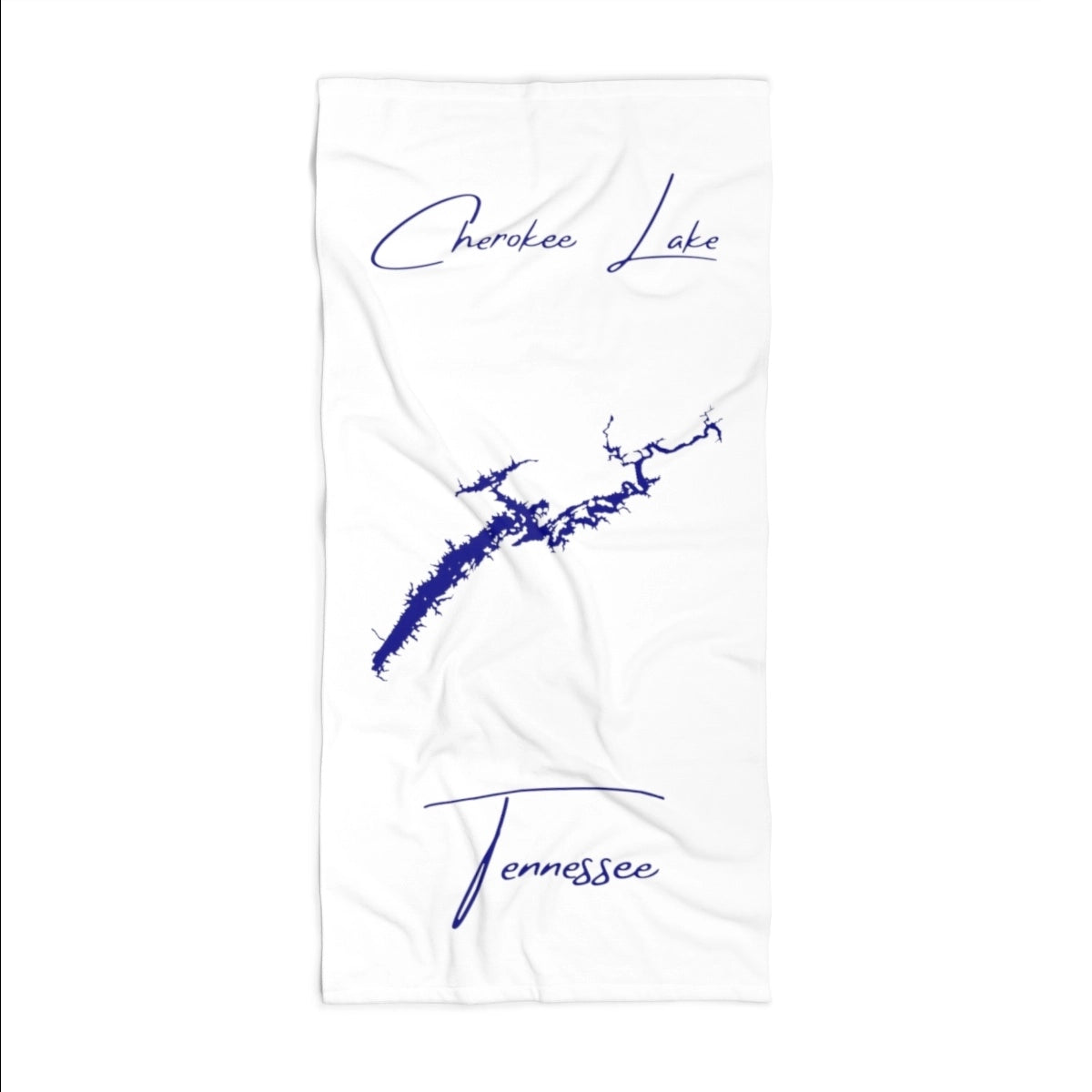 Tennessee Cherokee Lake Beach Towel front position view from front 36 x 72.webp