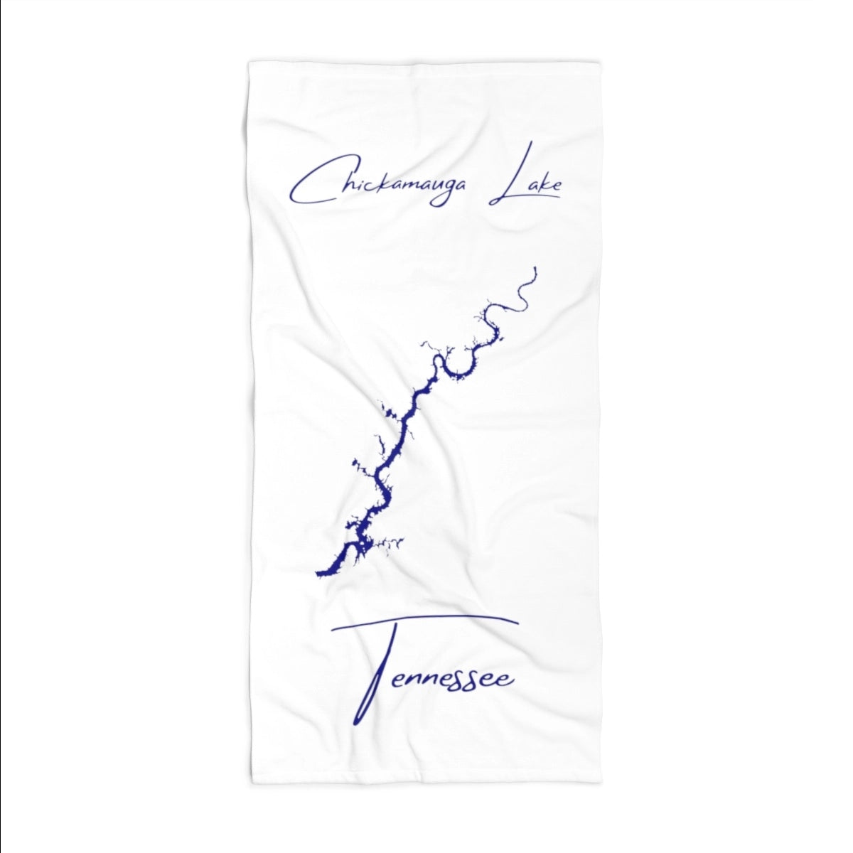 Tennessee Chickamauga Lake Beach Towel front position view from front 36 x 72.webp