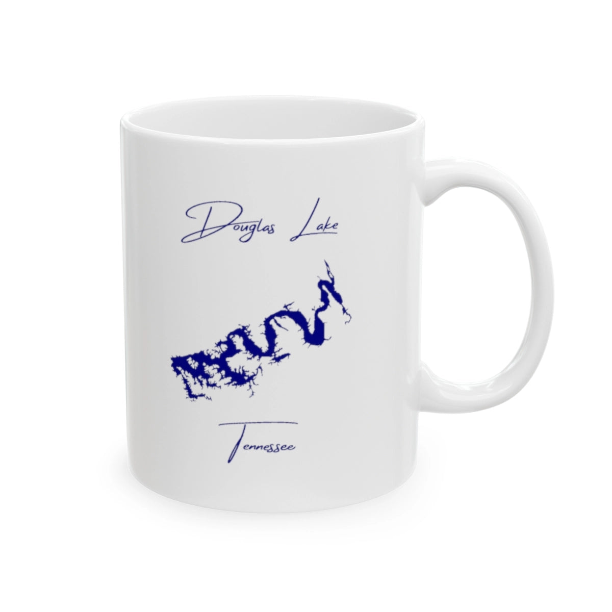 Tennessee Douglas Lake Ceramic Mug other position view from right 11oz.webp